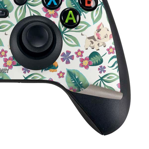 Disney Princess Moana Pua and Heihei Pattern Xbox Series X Controller Skin