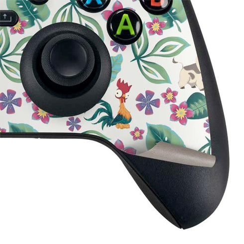 Disney Princess Moana Pua and Heihei Pattern XBox Series X Digital Edition Bundle Skin
