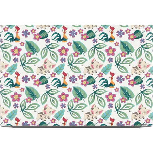 Disney Princess Moana Pua and Heihei Pattern Dell XPS Skin