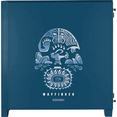 Disney Princess Moana Wayfinder Corsair 4000D Tempered Glass Mid-Tower ATX Case Skin