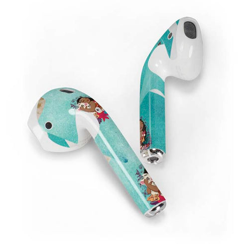 Disney Princess Moana with Pua and Heihei Apple AirPods 2 Skin