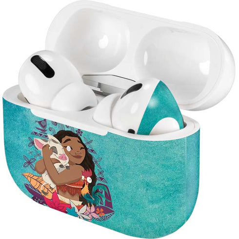 Disney Princess Moana with Pua and Heihei Apple AirPods Pro Skin