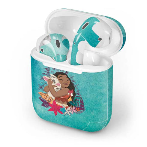 Disney Princess Moana with Pua and Heihei Apple AirPods Skin