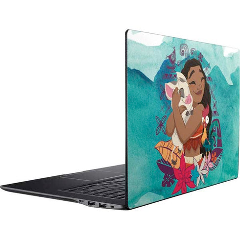 Disney Princess Moana with Pua and Heihei Ativ Book 9 (15.6in 2014) Skin