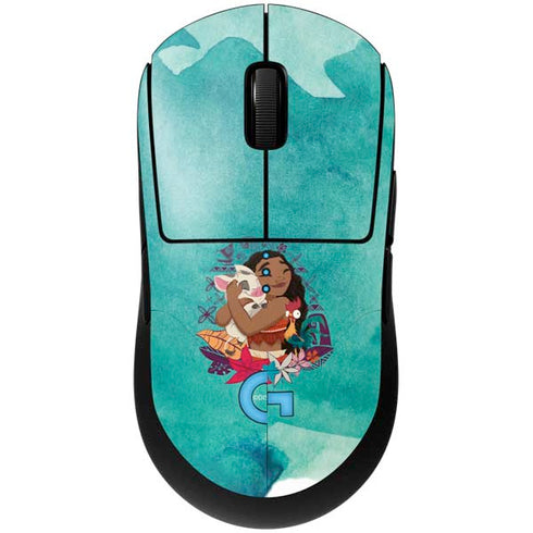 Disney Princess Moana with Pua and Heihei G Pro Wireless Gaming Mouse Skin