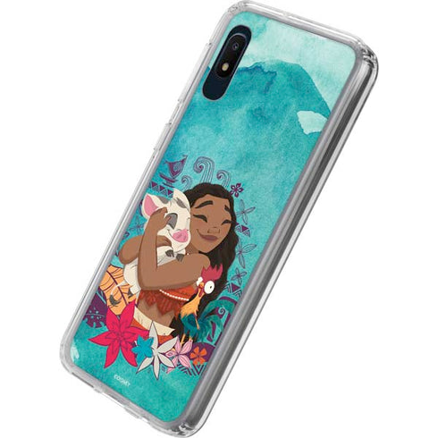 Disney Princess Moana with Pua and Heihei Galaxy A10e Clear Case