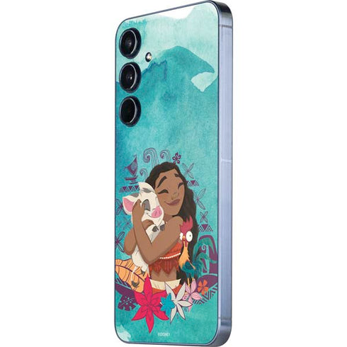 Disney Princess Moana with Pua and Heihei Galaxy A36 5G Skin