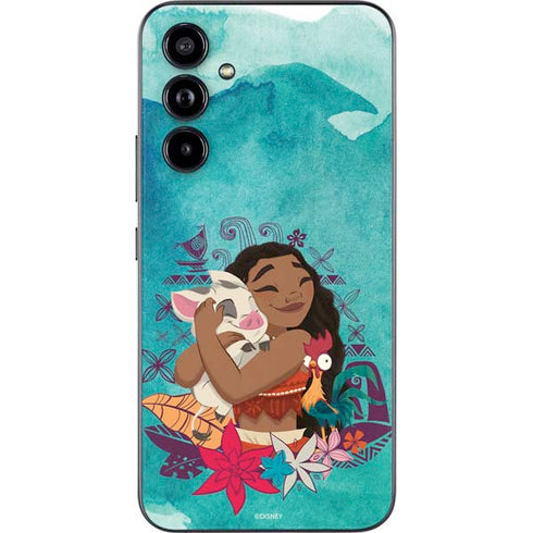 Disney Princess Moana with Pua and Heihei Galaxy A54 5G Skin