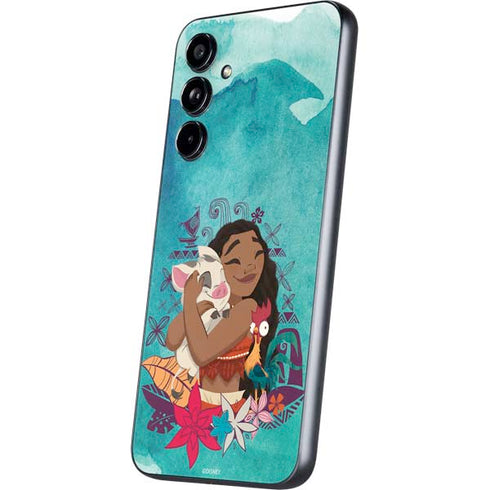 Disney Princess Moana with Pua and Heihei Galaxy A54 5G Skin