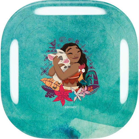 Disney Princess Moana with Pua and Heihei Galaxy Buds Live Skin