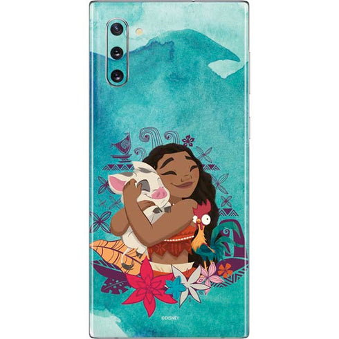 Disney Princess Moana with Pua and Heihei Galaxy Note 10 Skin