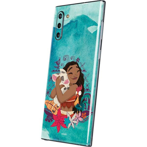 Disney Princess Moana with Pua and Heihei Galaxy Note 10 Skin