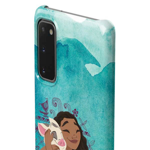 Disney Princess Moana with Pua and Heihei Galaxy S20 Lite Case