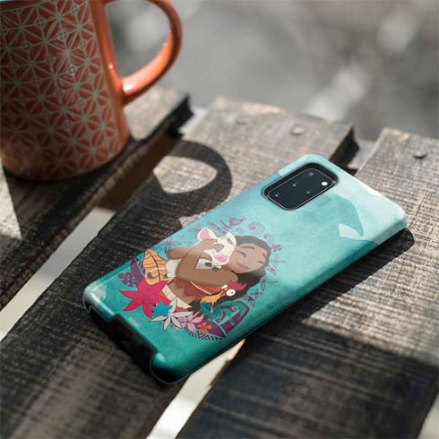 Disney Princess Moana with Pua and Heihei Galaxy S20 Plus Pro Case