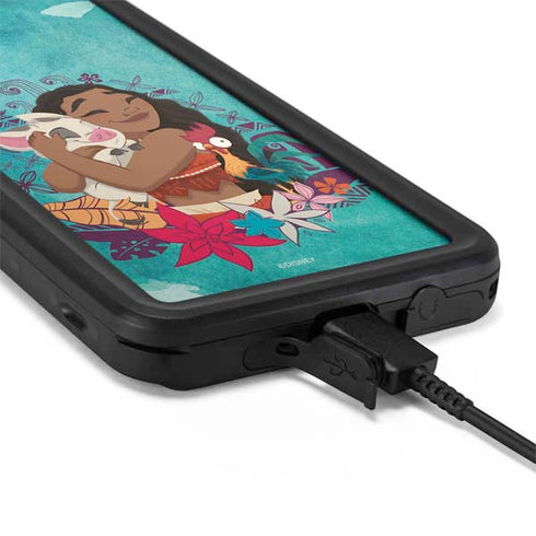 Disney Princess Moana with Pua and Heihei Galaxy S20 Plus Waterproof Case