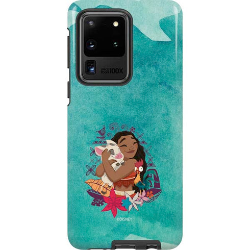 Disney Princess Moana with Pua and Heihei Galaxy S20 Ultra 5G Pro Case