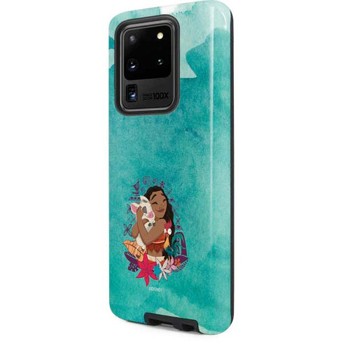 Disney Princess Moana with Pua and Heihei Galaxy S20 Ultra 5G Pro Case
