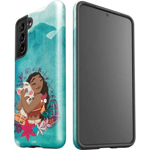 Disney Princess Moana with Pua and Heihei Galaxy S21 5G Pro Case