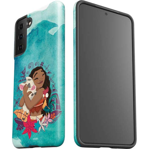 Disney Princess Moana with Pua and Heihei Galaxy S21 Plus 5G Pro Case