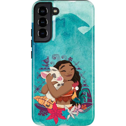 Disney Princess Moana with Pua and Heihei Galaxy S22 Plus Pro Case