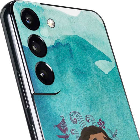 Disney Princess Moana with Pua and Heihei Galaxy S22 Plus Skin