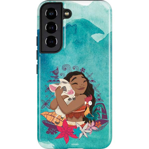 Disney Princess Moana with Pua and Heihei Galaxy S22 Pro Case