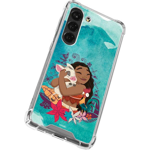 Disney Princess Moana with Pua and Heihei Galaxy S23 Clear Case