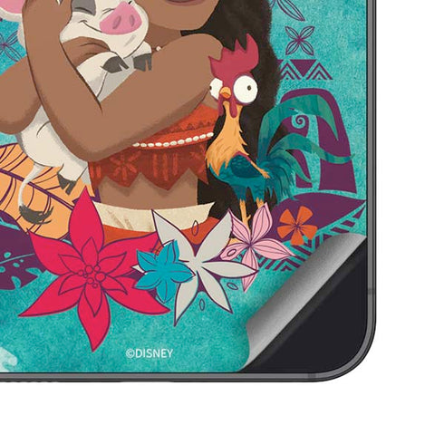 Disney Princess Moana with Pua and Heihei Galaxy S23 Plus Skin