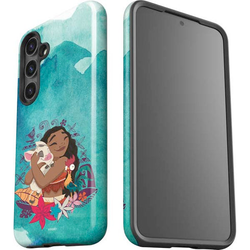 Disney Princess Moana with Pua and Heihei Galaxy S25 Impact Case