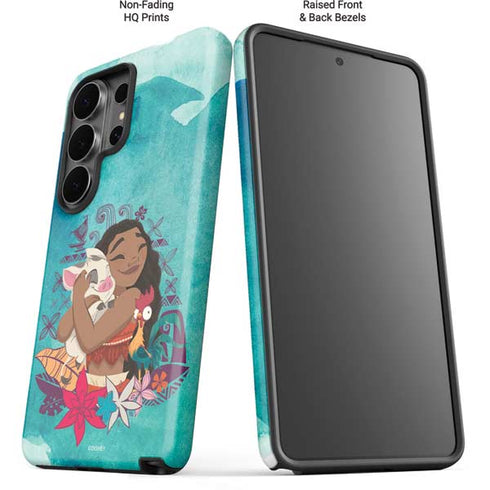 Disney Princess Moana with Pua and Heihei Galaxy S26 Ultra Impact Case