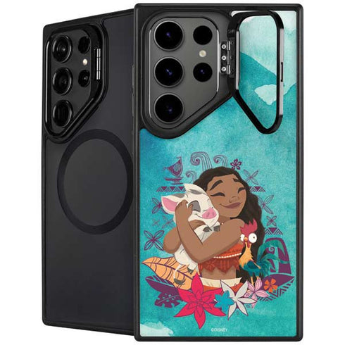 Disney Princess Moana with Pua and Heihei Galaxy S26 Ultra Kickstand Case