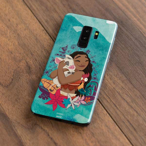 Disney Princess Moana with Pua and Heihei Galaxy S9 Plus Skin
