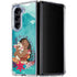Disney Princess Moana with Pua and Heihei Galaxy Z Fold5 5G Clear Case