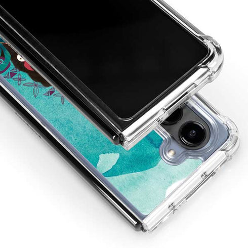 Disney Princess Moana with Pua and Heihei Galaxy Z Fold5 5G Clear Case