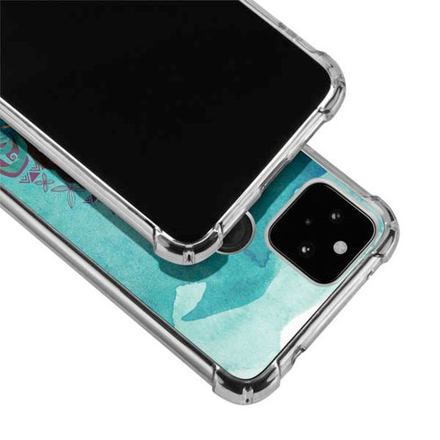 Disney Princess Moana with Pua and Heihei Google Pixel 5a 5G Clear Case