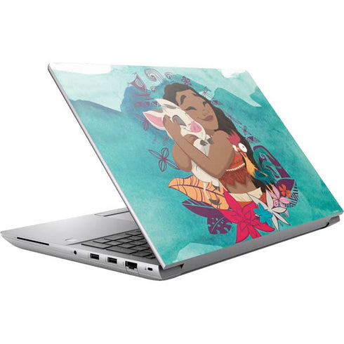 Disney Princess Moana with Pua and Heihei HP ZBook Fury 16 G10 Skin
