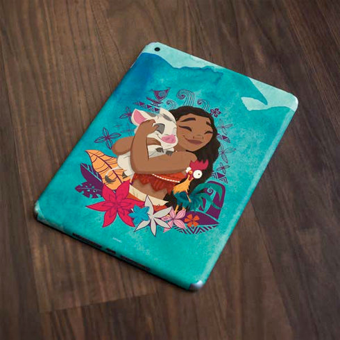 Disney Princess Moana with Pua and Heihei Apple iPad Skin