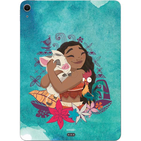 Disney Princess Moana with Pua and Heihei Apple iPad Air Skin