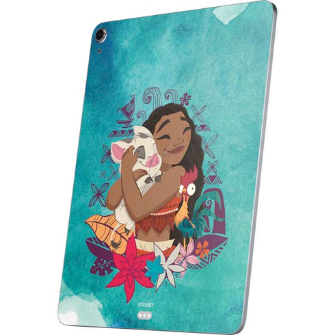 Disney Princess Moana with Pua and Heihei Apple iPad Air Skin