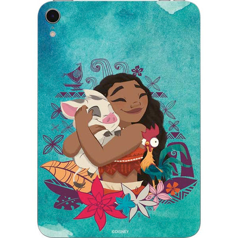 Disney Princess Moana with Pua and Heihei Apple iPad Mini Skin