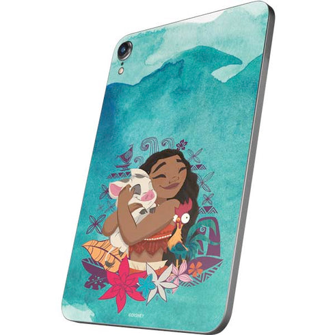 Disney Princess Moana with Pua and Heihei Apple iPad Mini Skin