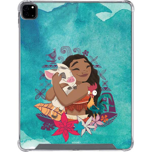 Disney Princess Moana with Pua and Heihei iPad Pro 12.9in (2020) Clear Case
