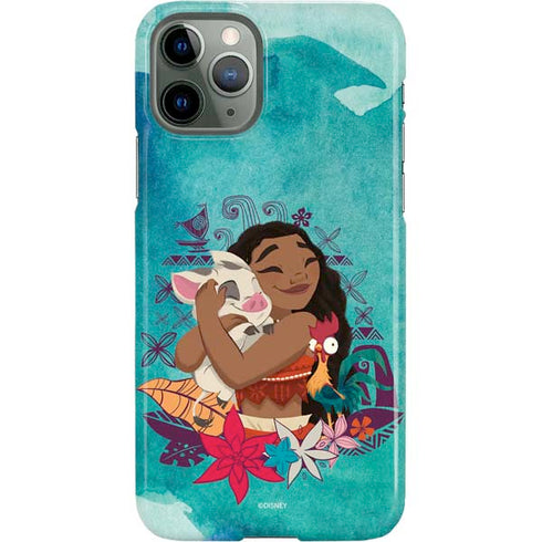 Disney Princess Moana with Pua and Heihei iPhone 11 Pro Lite Case