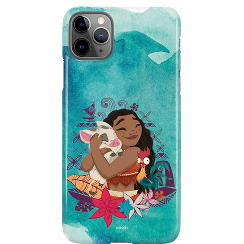 Disney Princess Moana with Pua and Heihei iPhone 11 Pro Max Lite Case