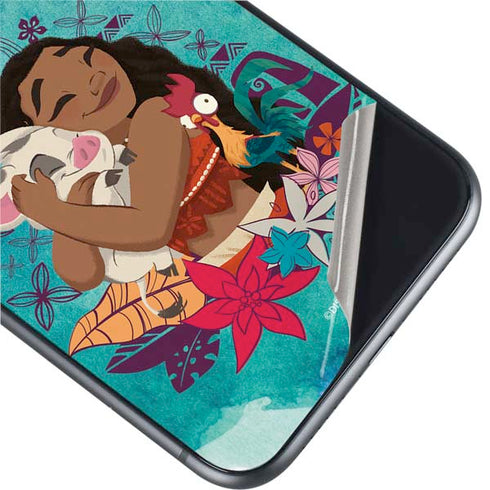 Disney Princess Moana with Pua and Heihei iPhone 11 Skin