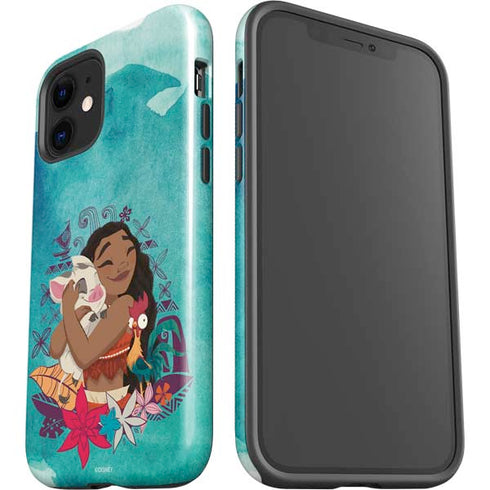 Disney Princess Moana with Pua and Heihei iPhone 12 Impact Case