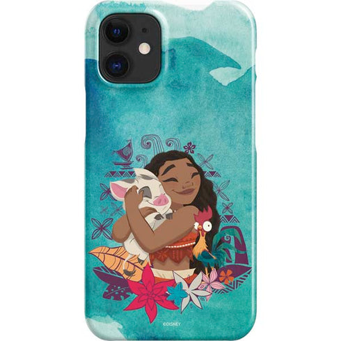 Disney Princess Moana with Pua and Heihei iPhone 12 Mini Lite Case