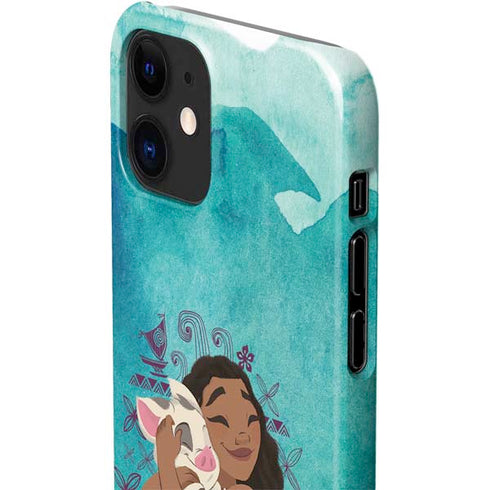 Disney Princess Moana with Pua and Heihei iPhone 12 Mini Lite Case
