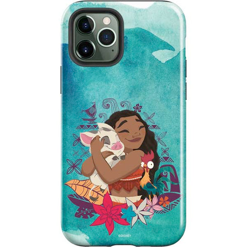 Disney Princess Moana with Pua and Heihei iPhone 12 Pro Max Impact Case