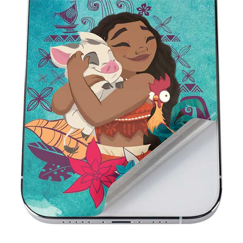 Disney Princess Moana with Pua and Heihei iPhone 12 Pro Skin